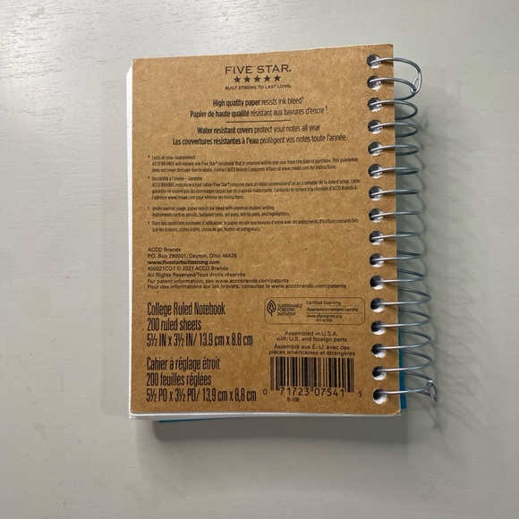 Five Star Notebook - Picture 2 of 3